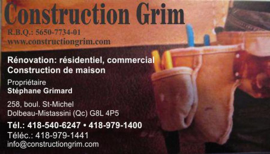 CONSTRUCTION GRIM Logo